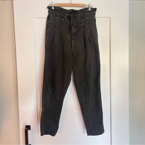 Free People Margate Paperbag Pleated Pants - Size S (fits M) - Picture 2 of 9